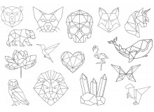 Stickserie - Geometrisch